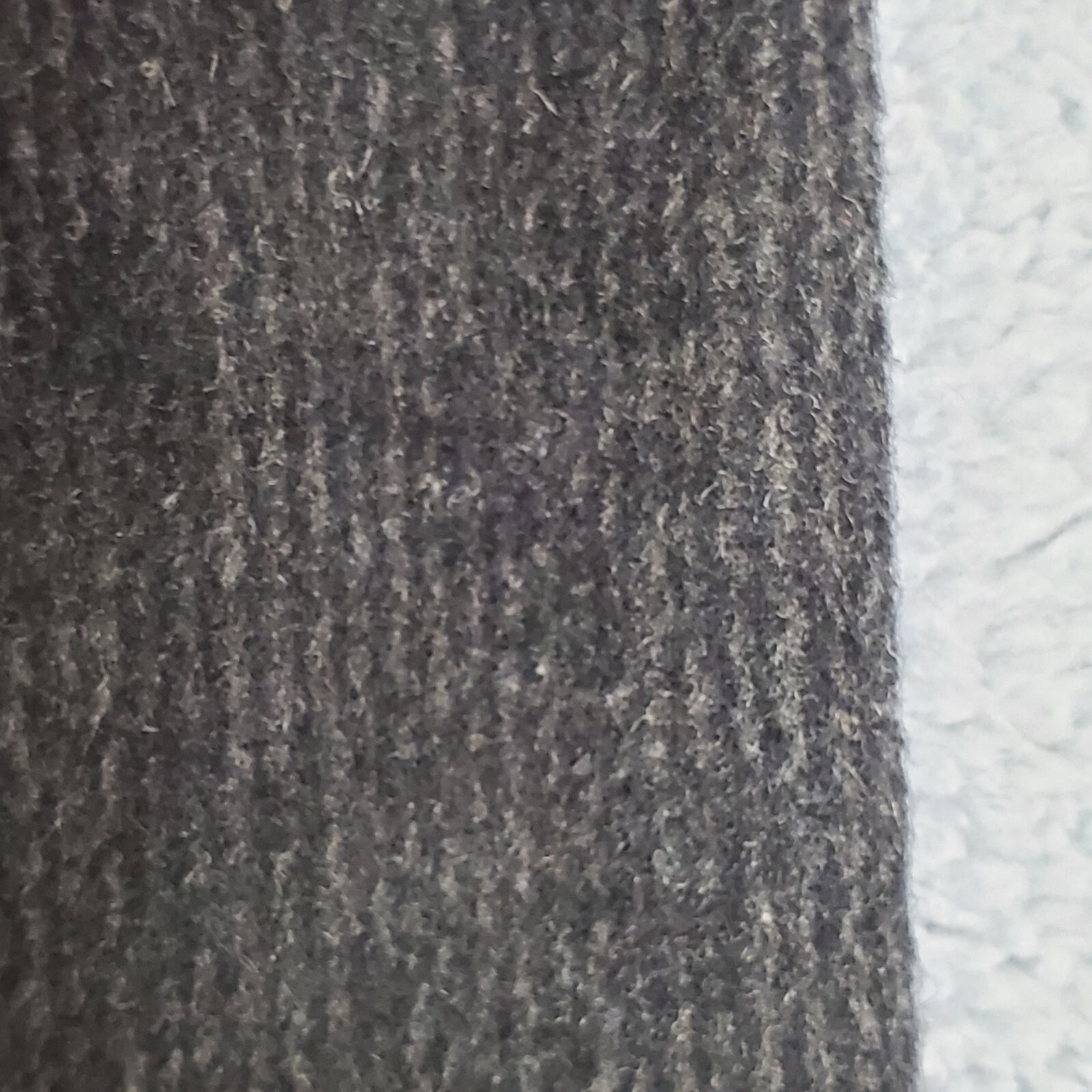 Vtg 70s Womens Jacket Size Medium Gray Wool Cashmere Blend Trench Coat ILGWU