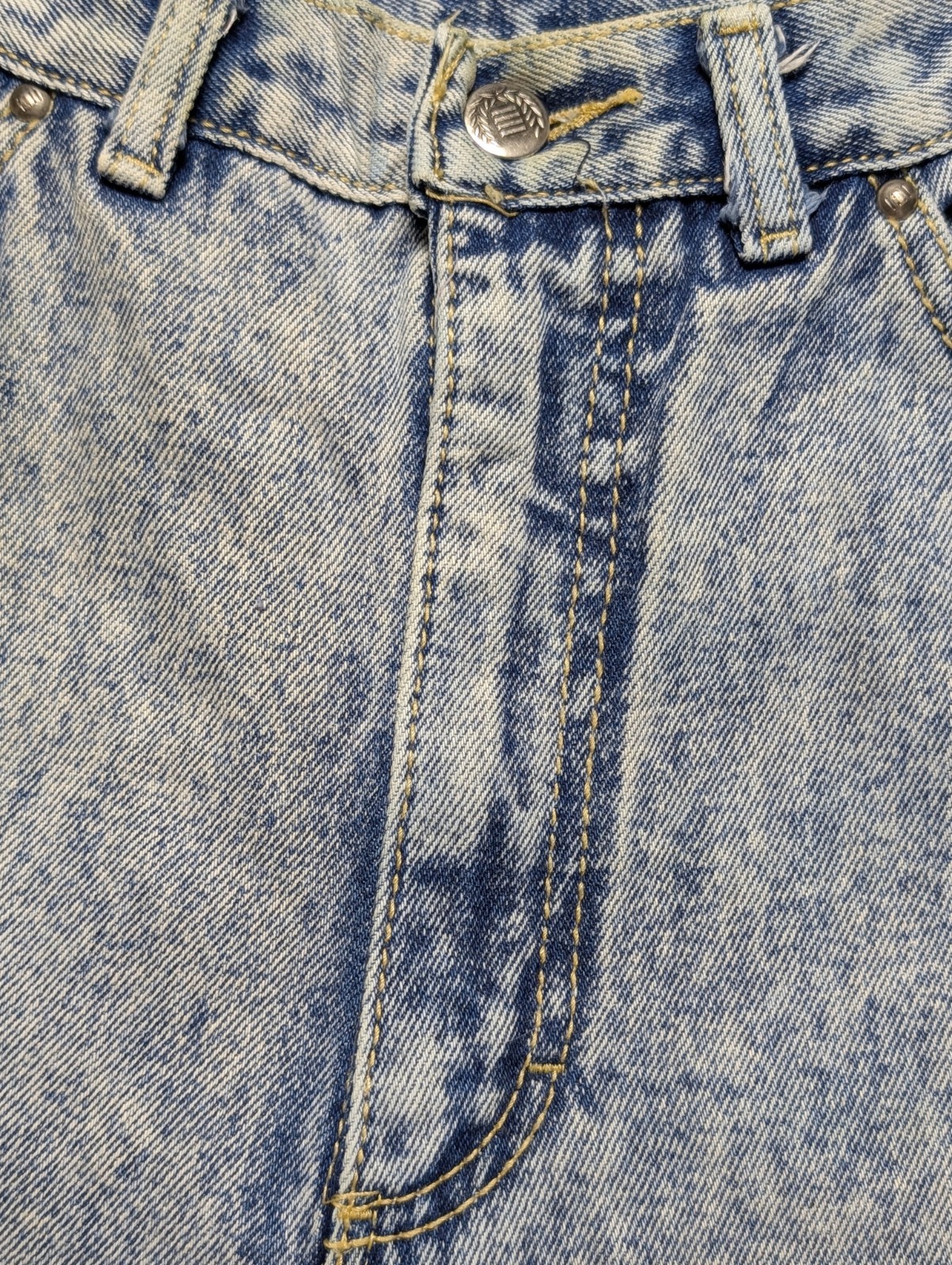 Vintage 1980&rsquo;s P.S. Gianto Women&rsquo;s Acid Washed Slim Fit Jeans Size 8 Regular