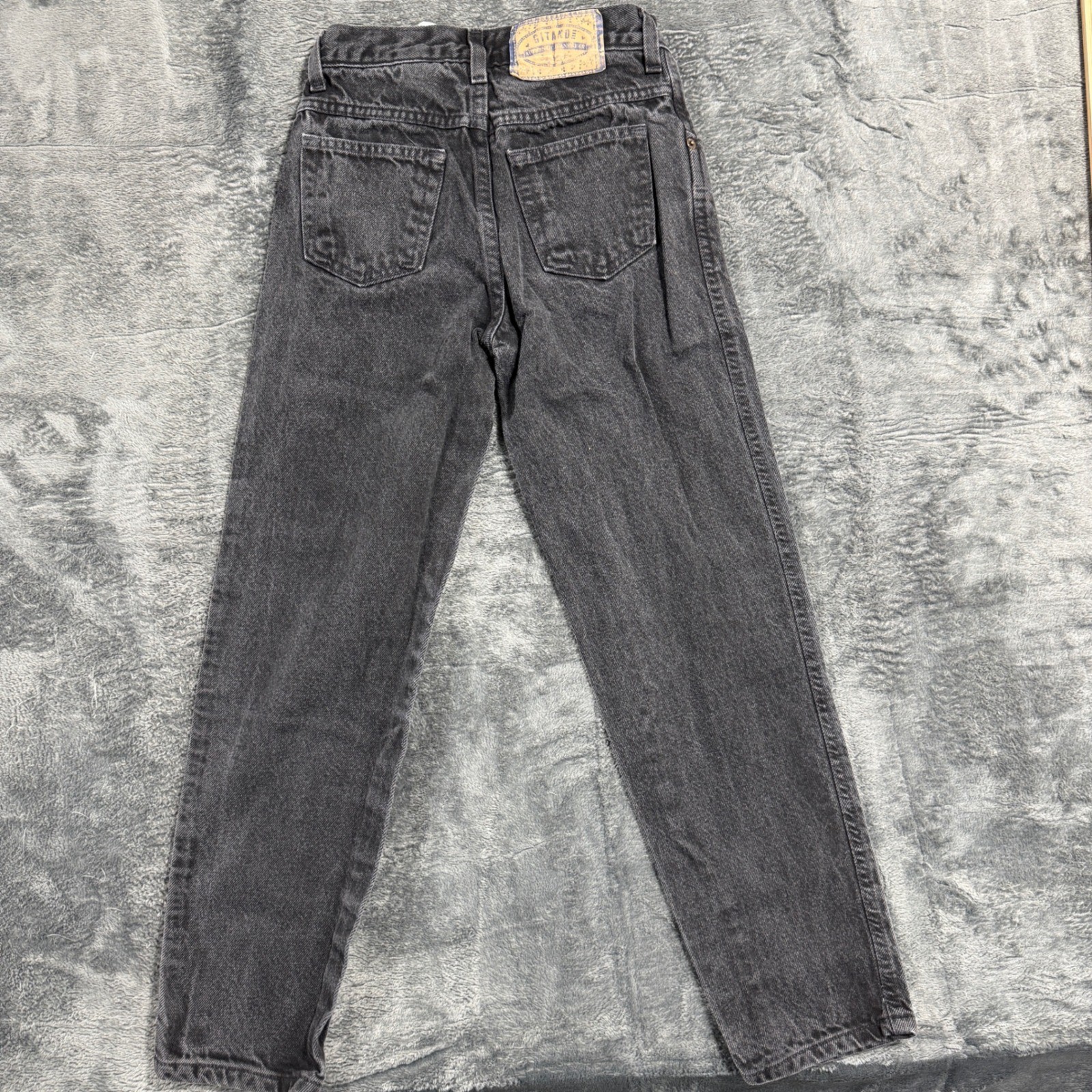 Gitano Jeans Women 10 Regular Black Vintage High Waisted Tapered Mom Denim