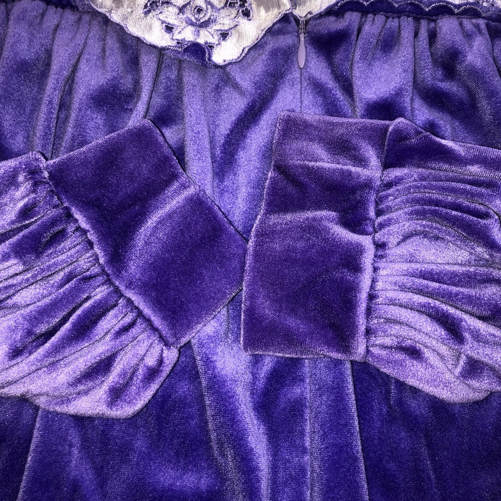 Vintage Donna Richard Gilligan & O&rsquo;Malley Velour Zip Robe Women&rsquo;s Petite Purple