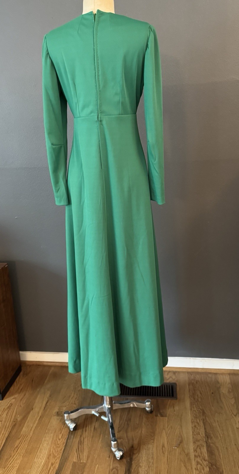 True Vintage 1970s Renaissance Style Maxi Dress
