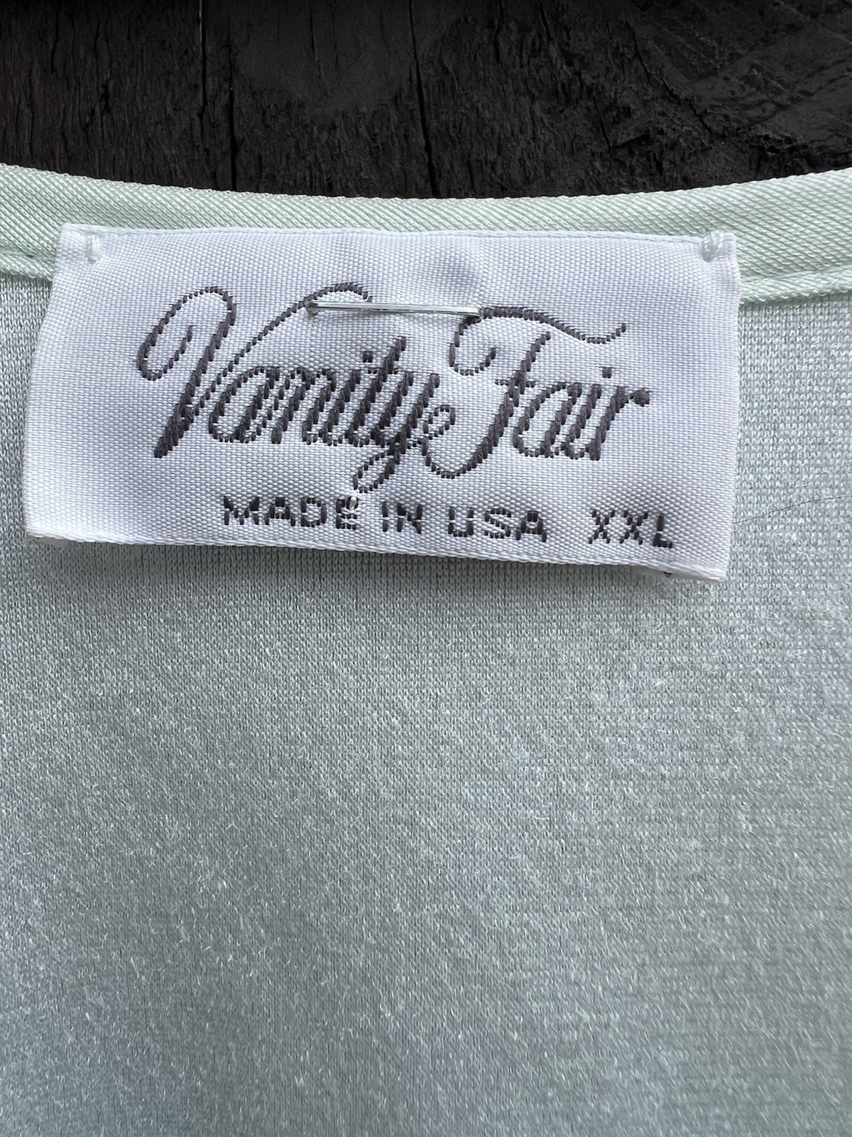 Vanity Fair Light Blue Vintage Robe Plus Size XXL