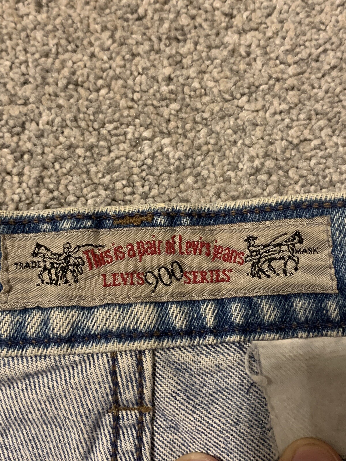 Vintage 80s Silver Tab 900 Series Levis Jeans Denim Size?? SEE PICS MEASUREMENTS