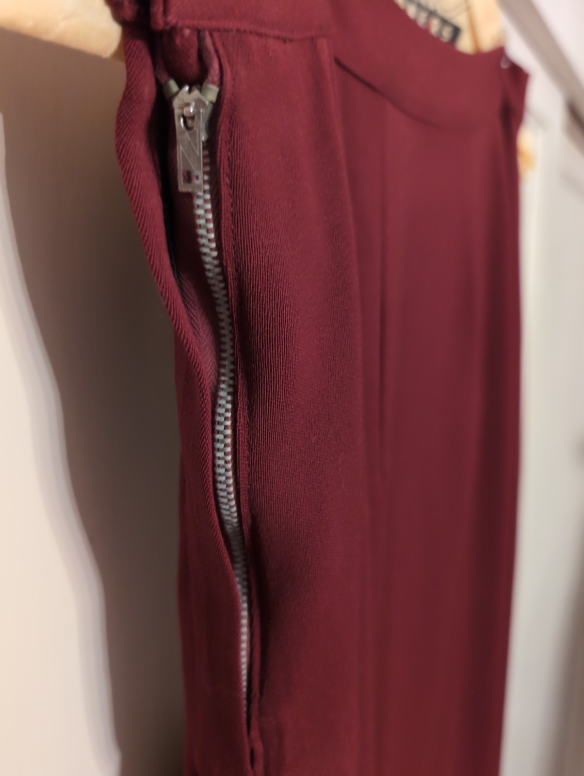 1940s Rummel Abbate California Custom Burgundy Gab Skirt Suit Vintage Wool