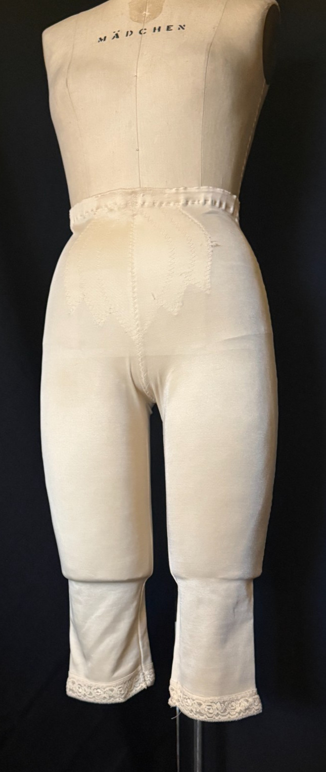 Vtg 1960s GIRDLE, PANT SHAPER/SLIMMER, CALF LENGTH, LARGE, JC. PENNY