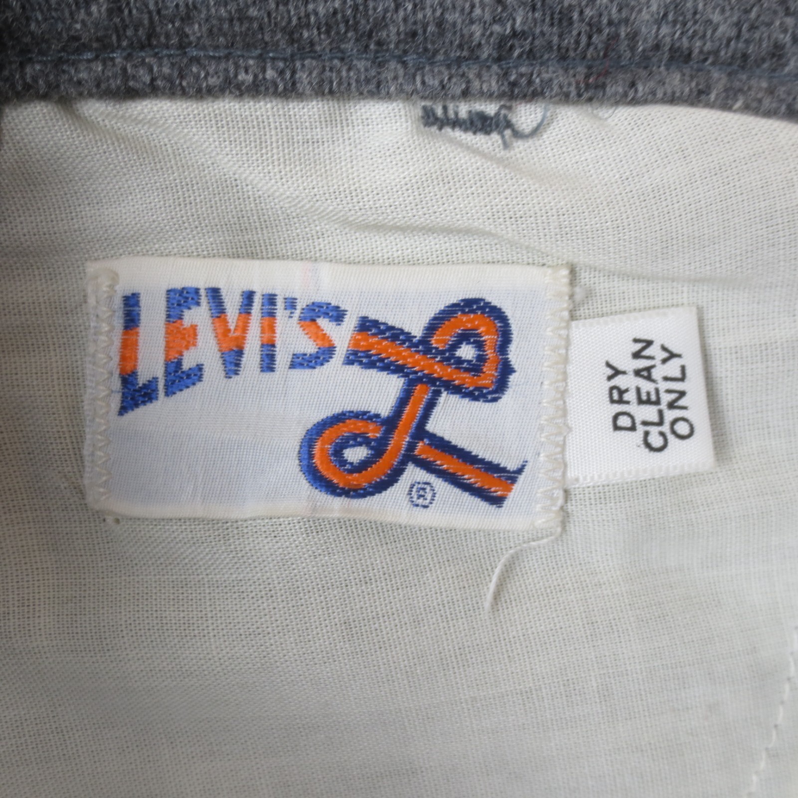 Vintage 70s Levis Pants 28×30 Gray Wool Blend High Waist Wide Leg Flared Cuffed