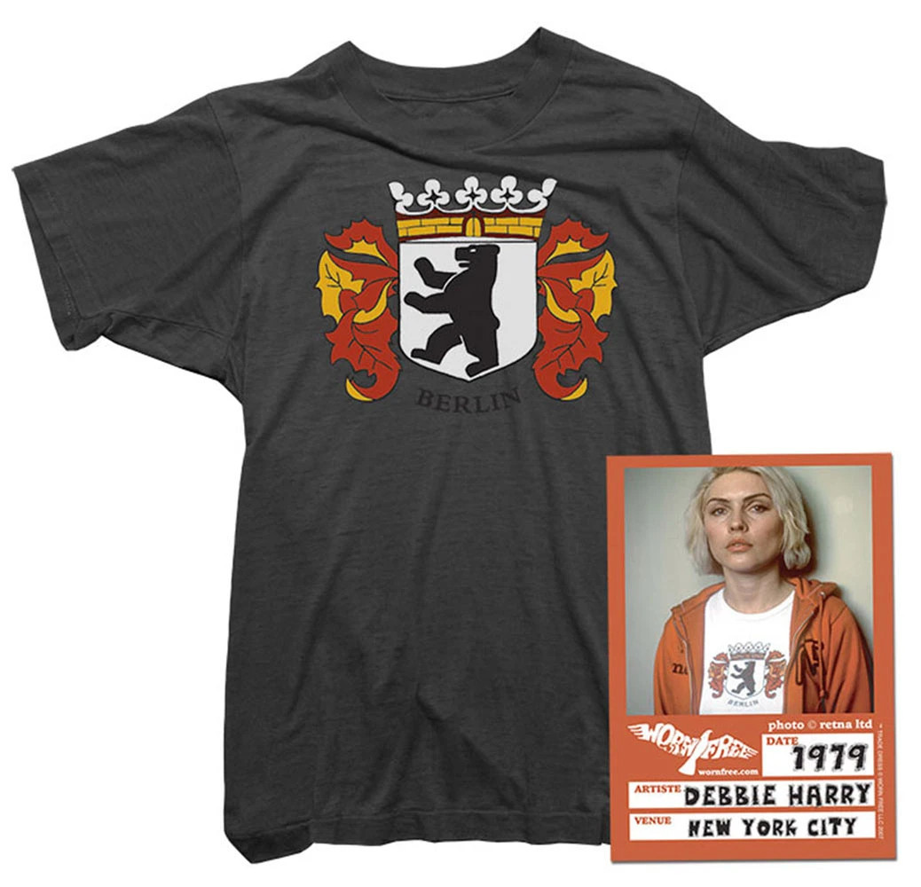 Blondie Womens Womens T-Shirt – Berlin Tee worn by Debbie Harry – Officially Lic