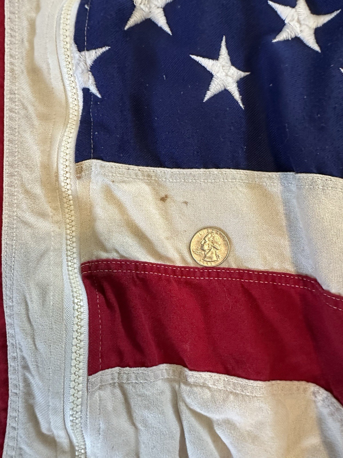 Women’s Vintage 1993 Limited Edition, LTD “The Flag” United States Flag Jacket
