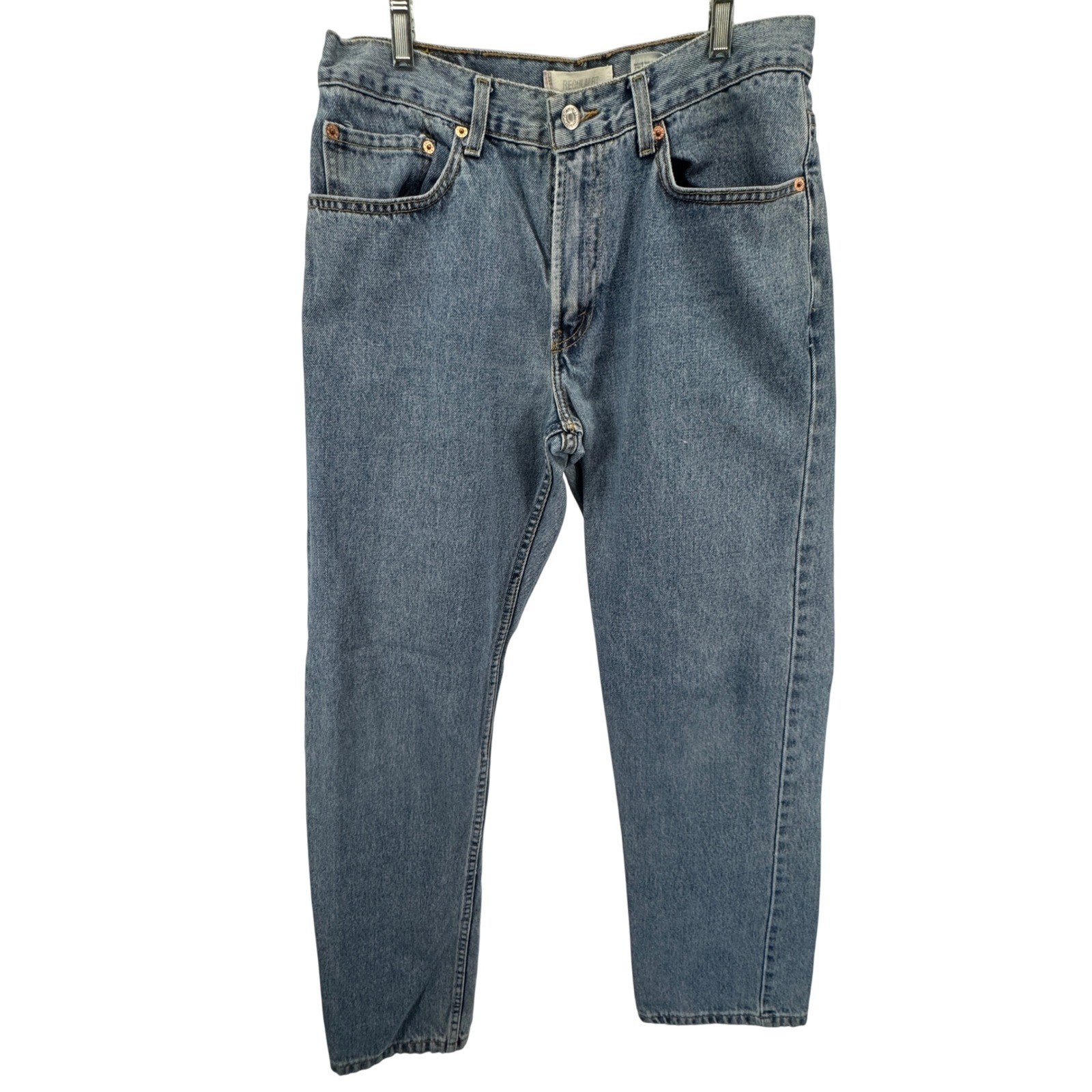 VTG Levi&rsquo;s 505 Regular Fit Classic Men&rsquo;s Blue Y2K Jeans Made in Egypt 33X32