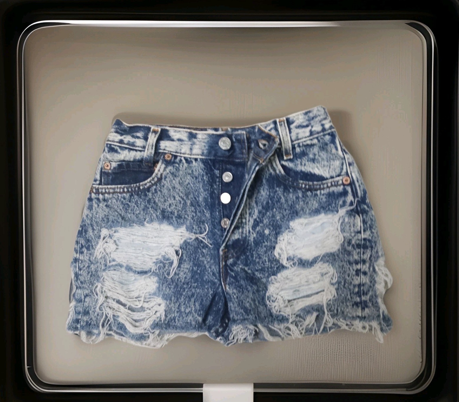 Levis 1990s Student 501s Made in USA Cut-Off Shorts 25