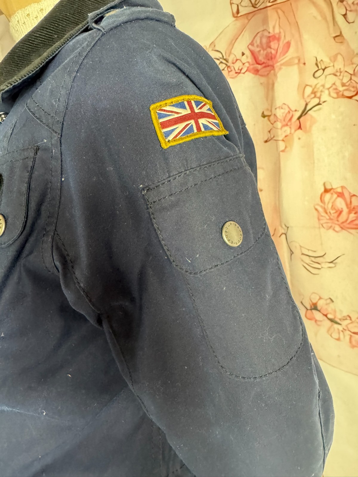 Barbour International Ladies Navy Jacket UK14 EU40 Heritage Utility Jacket