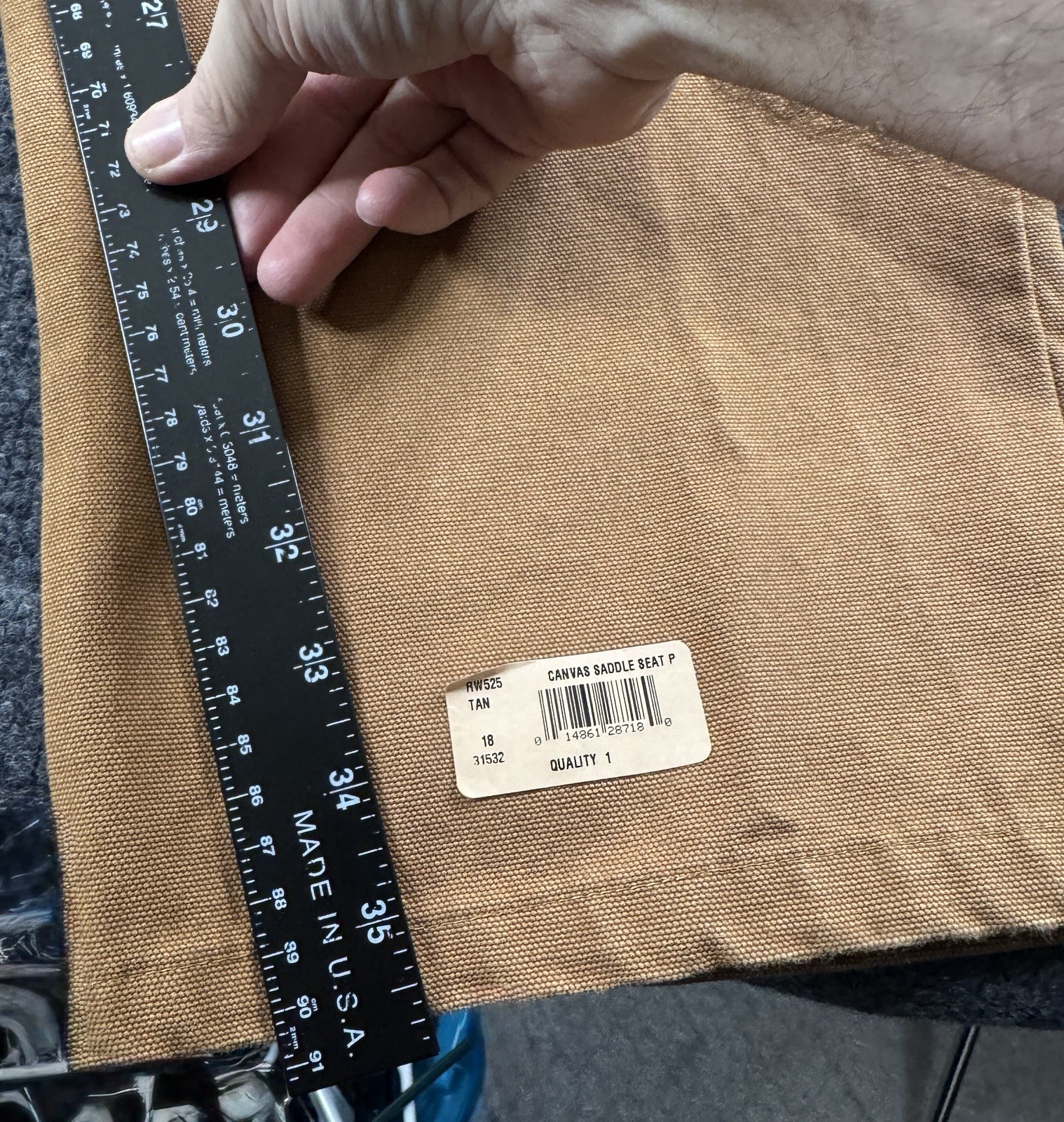 Scully Rangewear Womens 18 Canvas Saddle Seat Equestrian Pants Made USA NWT VTG
