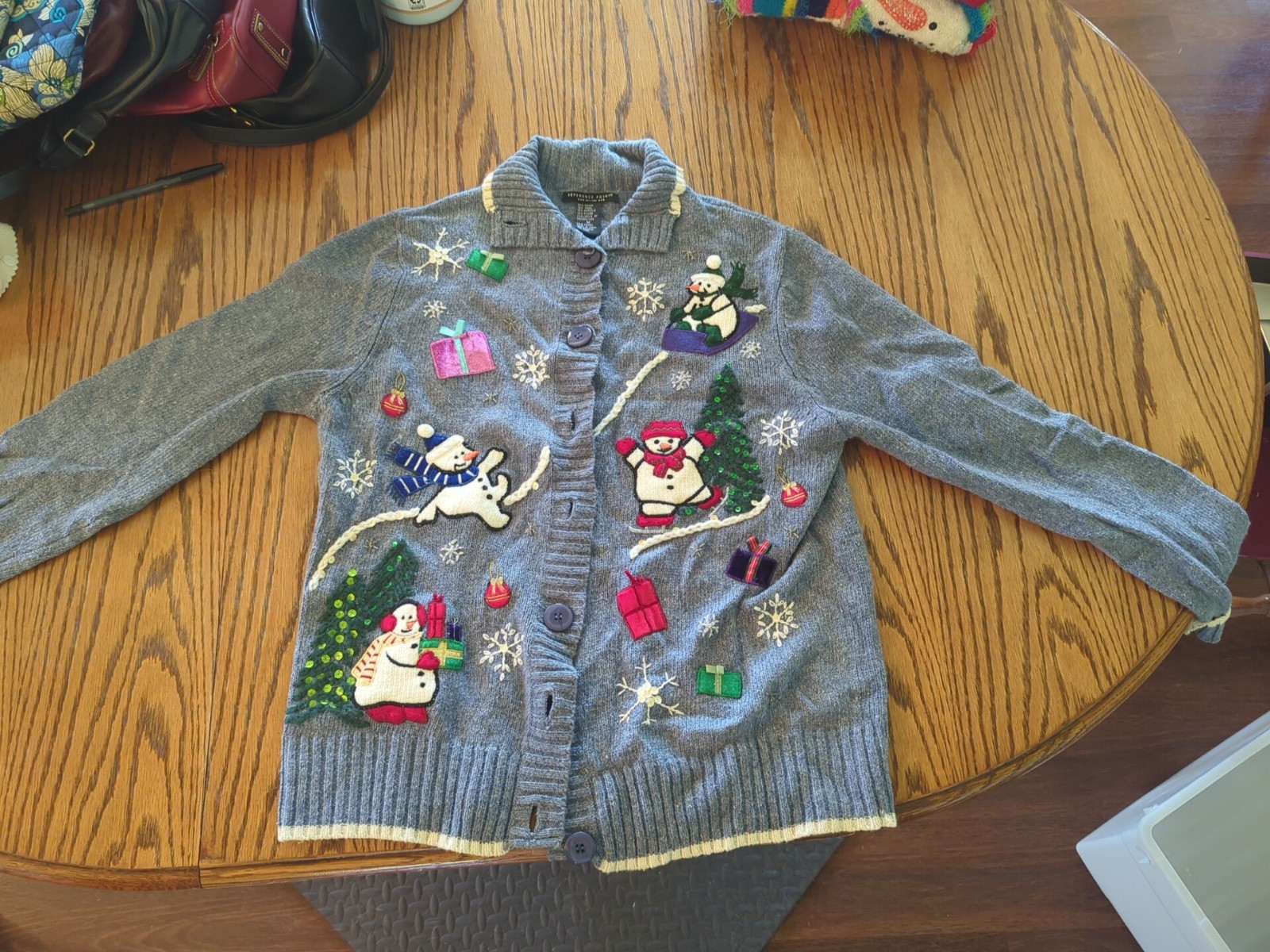 Vintage Reference Point Ney York Women&rsquo;s Christmas Sweater
