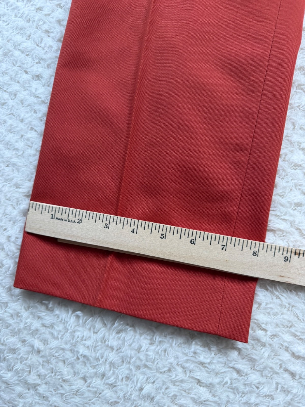 Vtg Lady Thompson Polyester/Cotton Trousers Slacks Burnt Orange