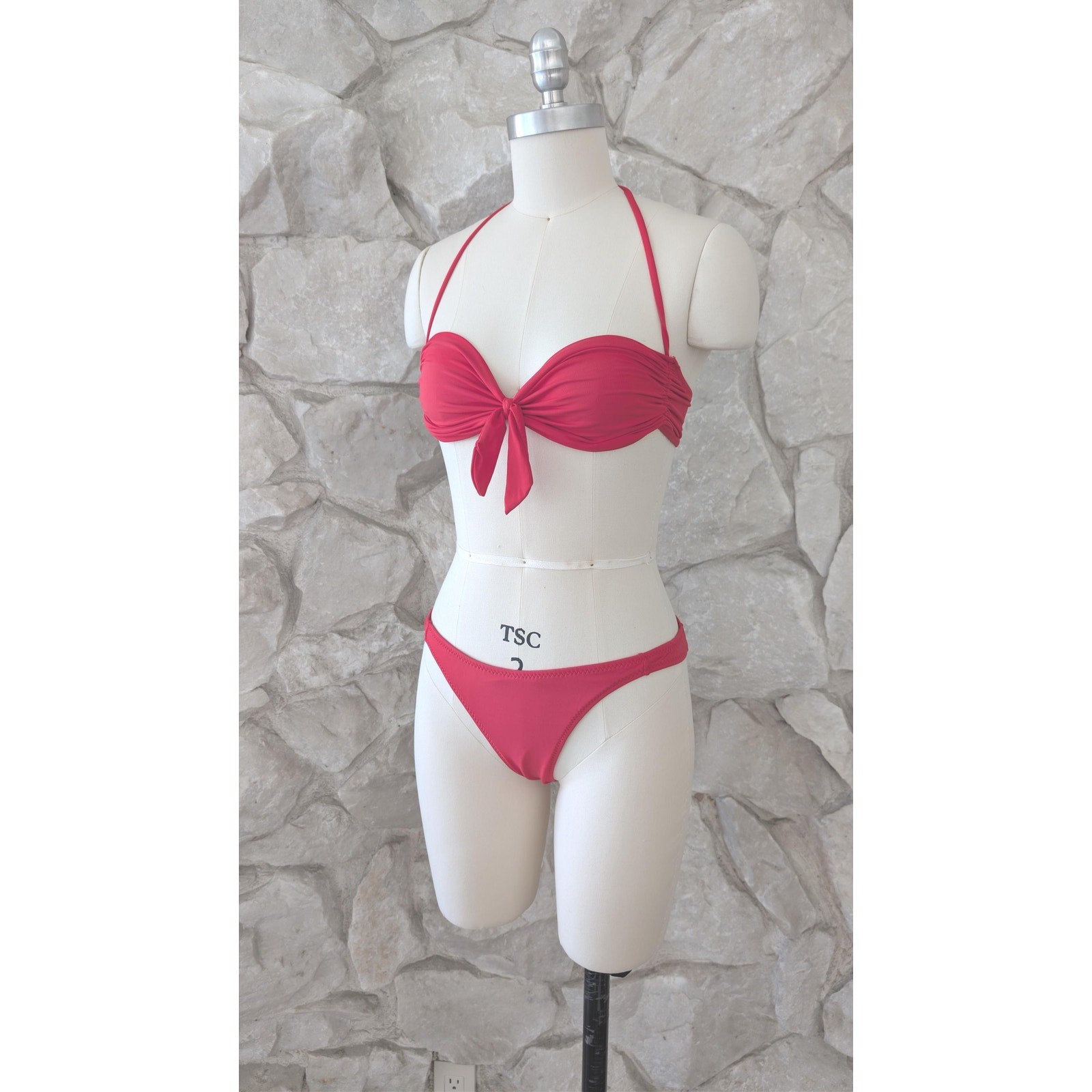 Early 2000s Red Bikini New without Tags Size xs Melissa Odabash