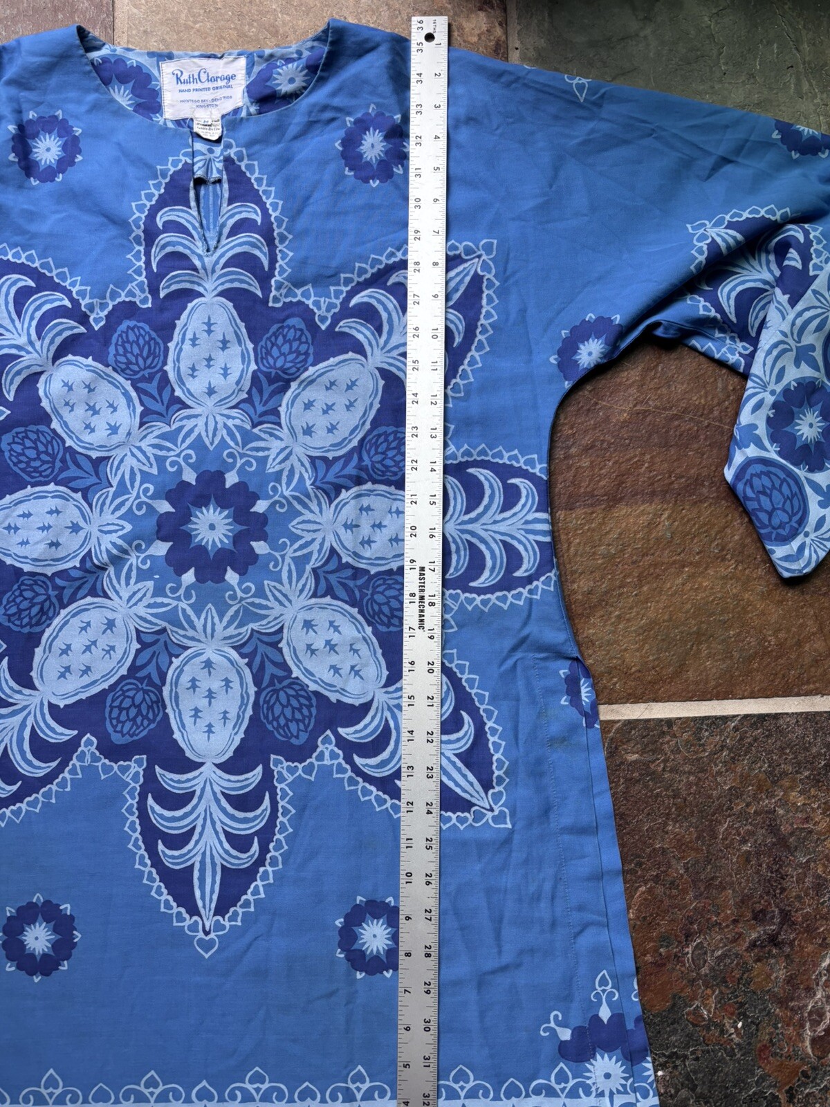 1960s Ruth Clorage HIPPY Boho Beautiful Summer/beach Dress.medium.Jamaica
