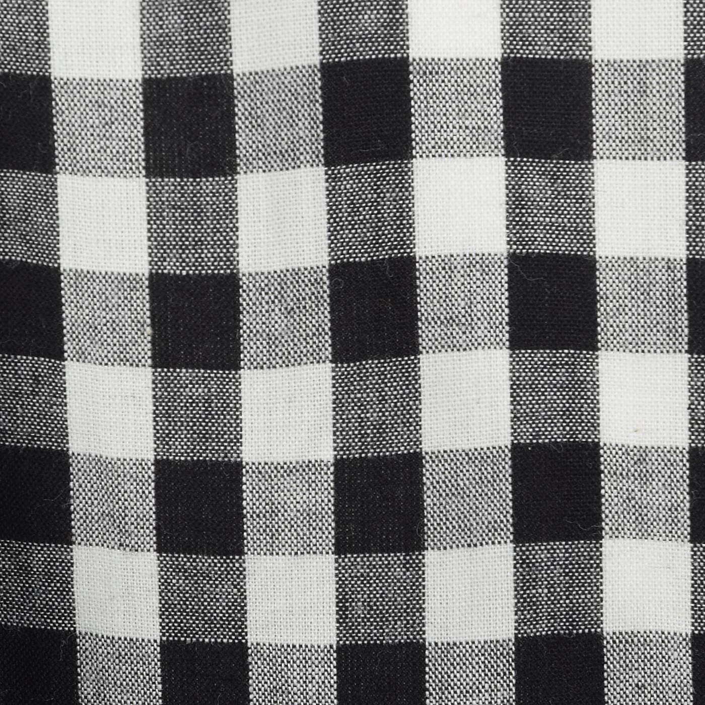 Comme des Garcons Black White Gingham Checker Oxford Shirt Cotton Button Down