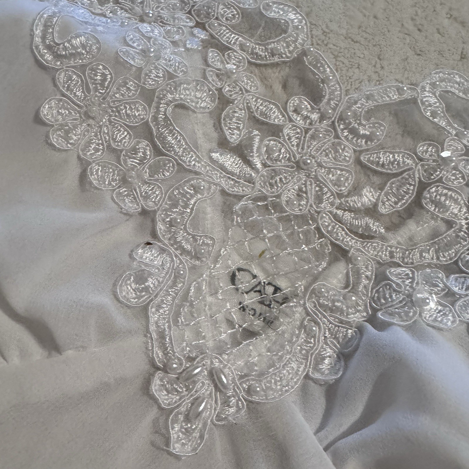 Sheer Fairy Princess Babydoll Bridal White Plus Lingerie 26 / 28 3x 4x Appliqué