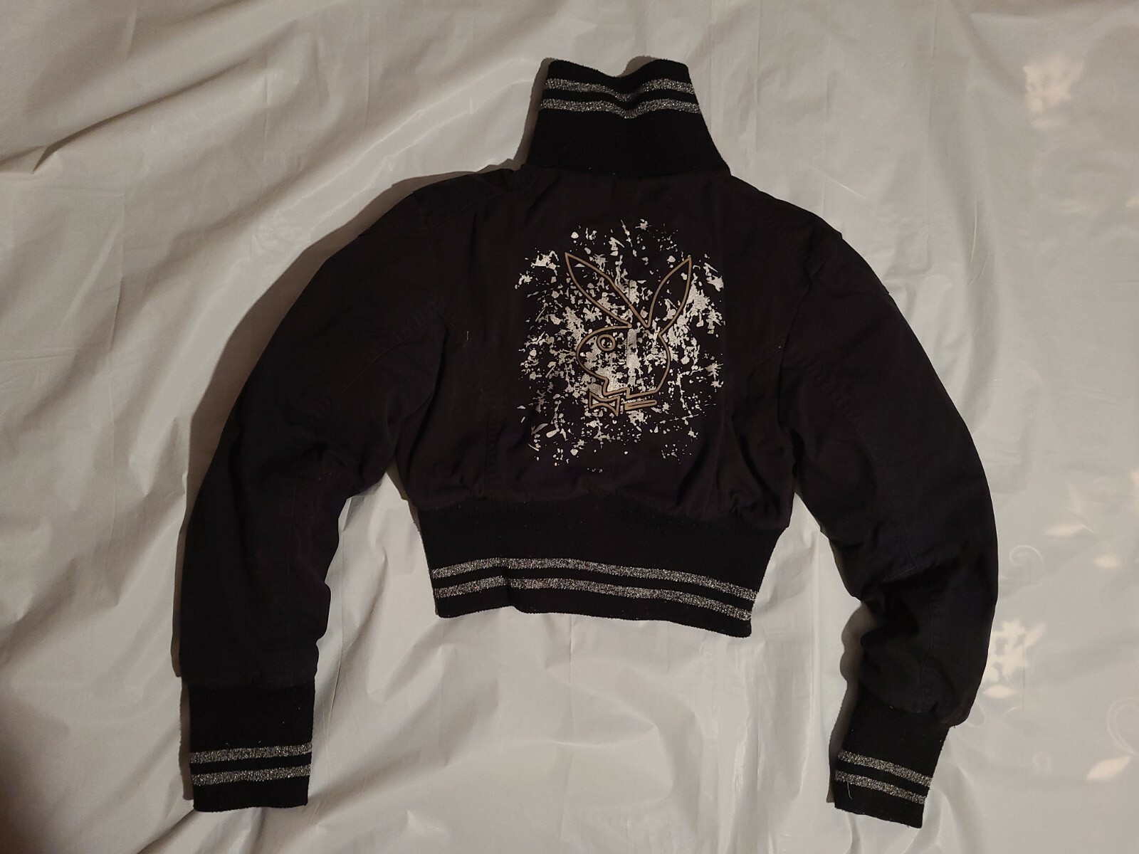 Vintage 80&rsquo;s Playboy Cropped Jacket Size M