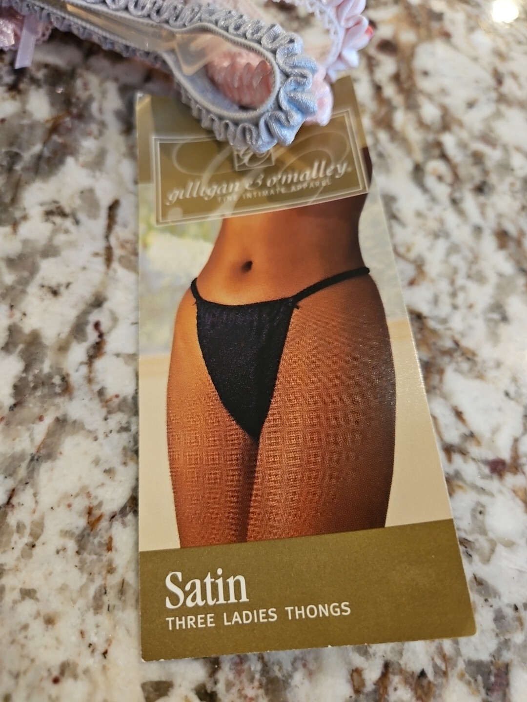 True Vintage Gilligan & O&rsquo;malley Satin Thong 3 Pack