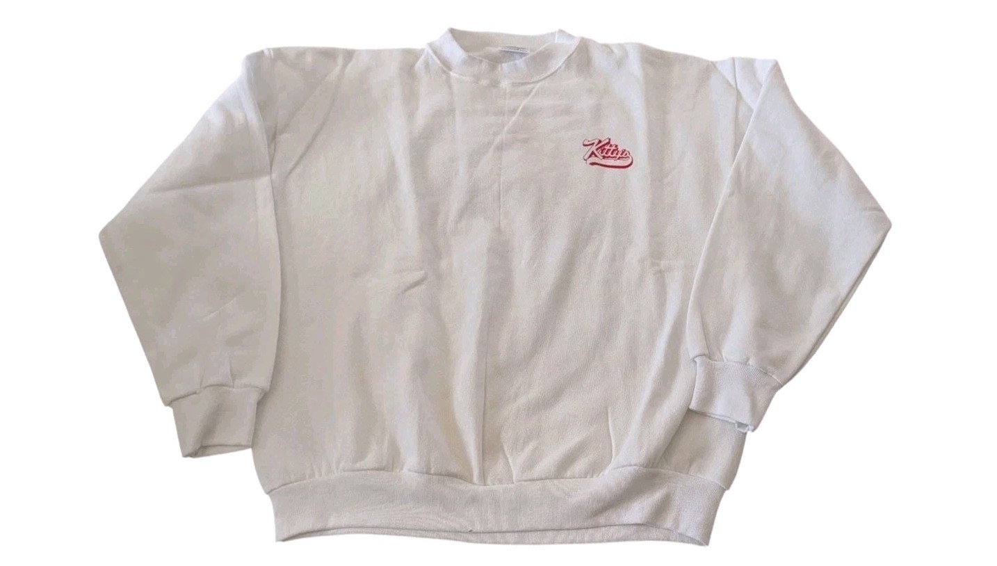 Vintage Kitty&rsquo;s Kitchen Morro Bay California White Crew Neck Sweatshirt R