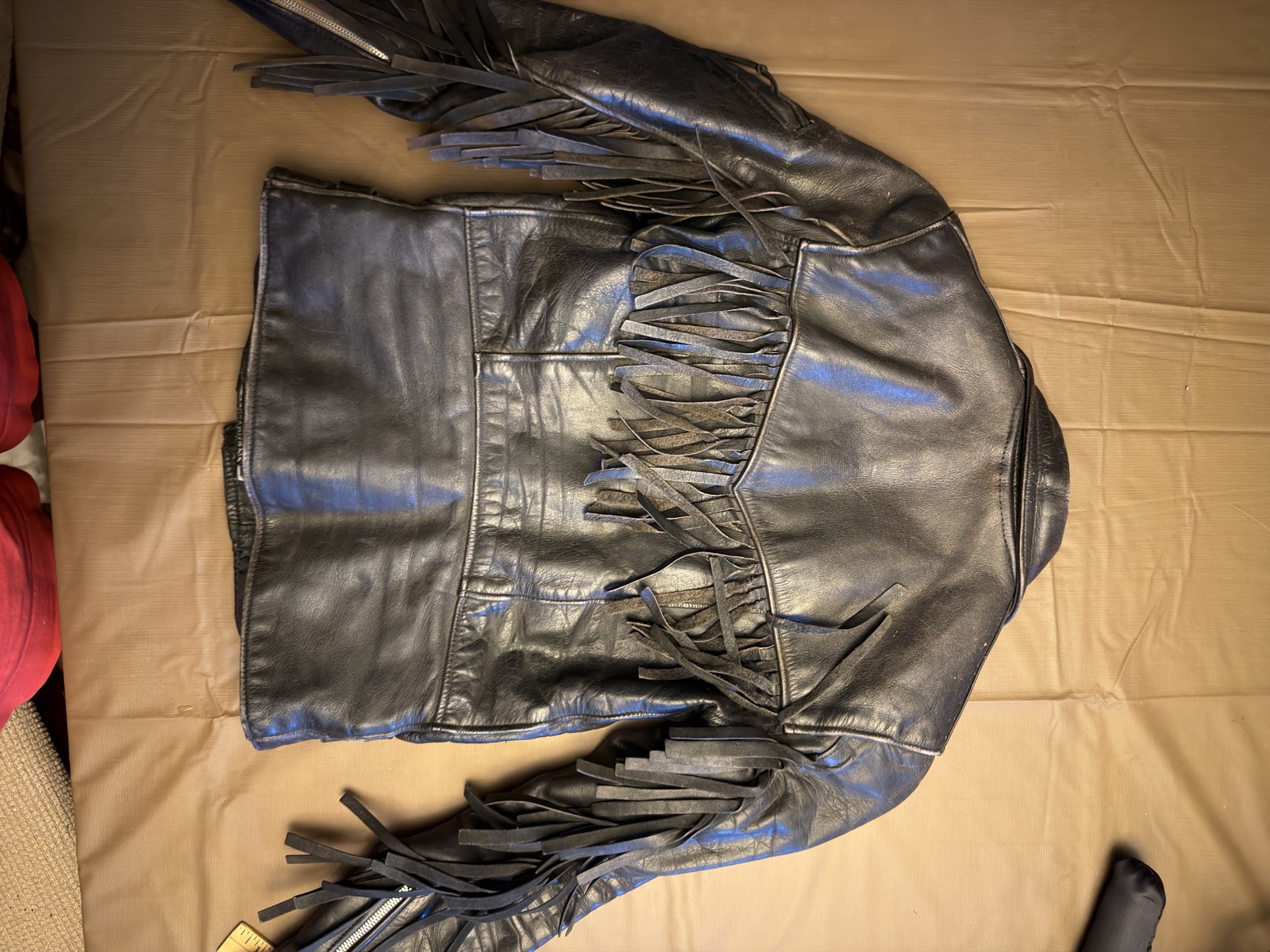 Vintage Rivett’s London Fringed Leather Motorcycle Jacket | 59 Club & BSA Pins