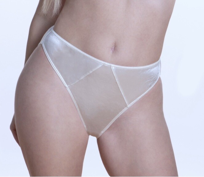 Satin Hipster Panty Second Skin Ivory 3XL