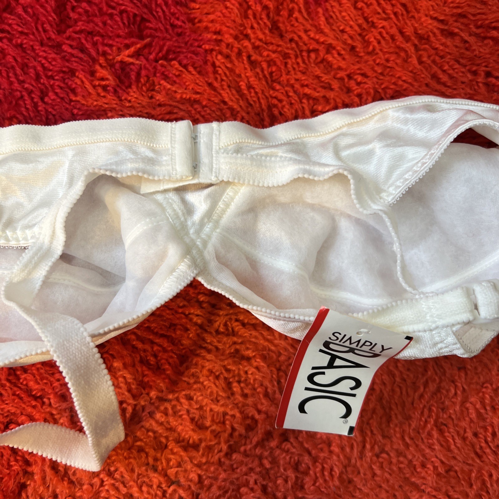 Vintage Simply Basic Front Close Soft Cup New Old Stock Bullet 36C