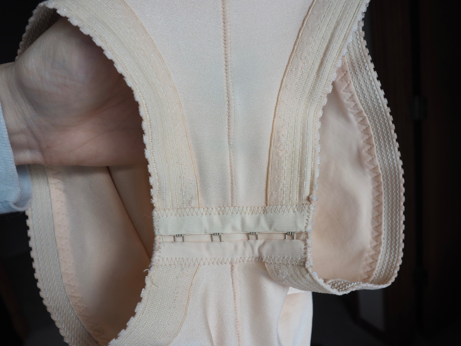 60s Vintage Goddess Corselette 38DD Underwire Bodysuit One Piece Shaper ILGWU