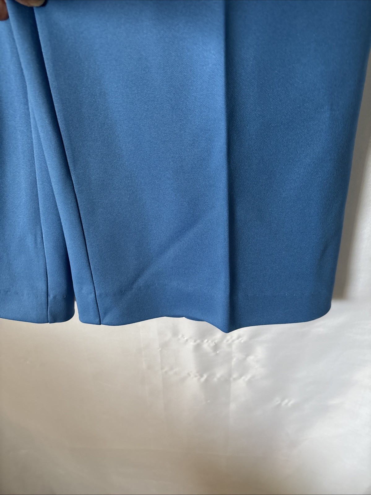 Vintage 70&rsquo;s Devon Deadstock Flare Polyester Blue Pants High Waist 26×29.5