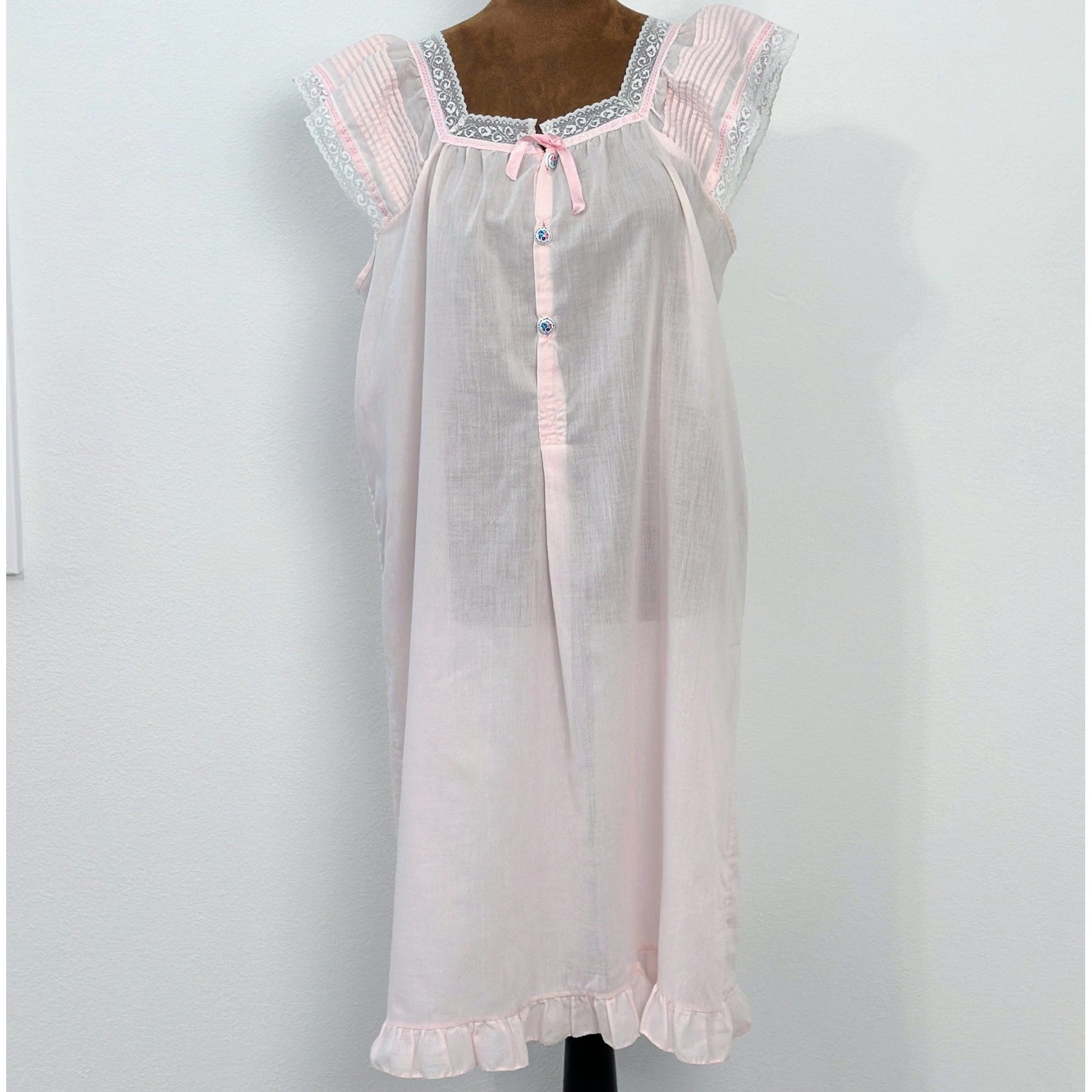 Unbranded Vintage Nightgown Women L Pink Good condition