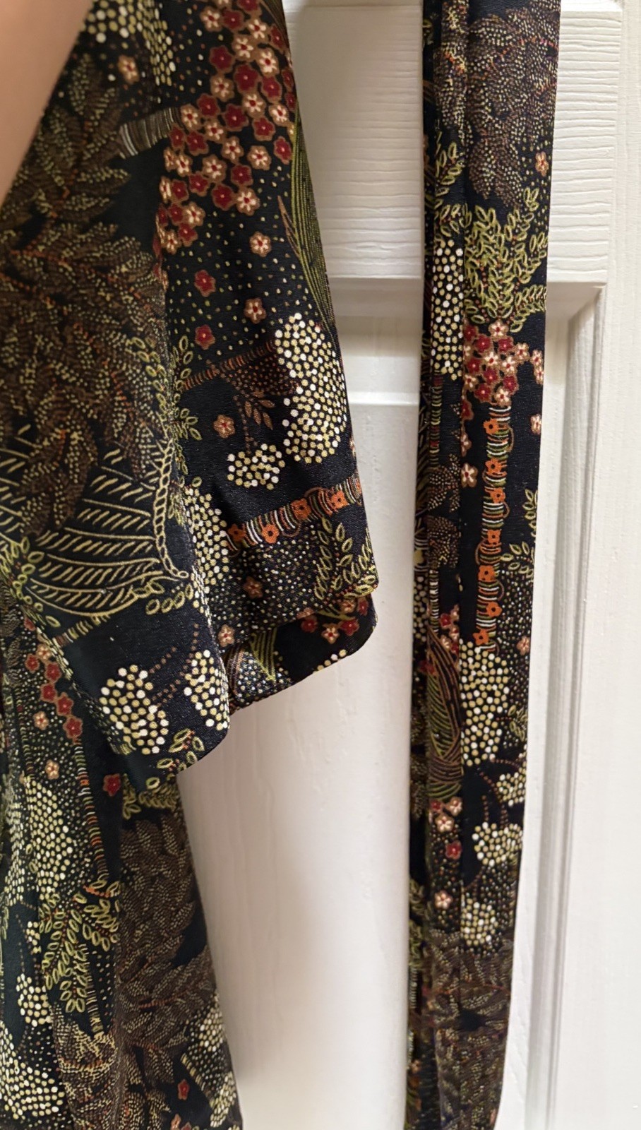 Vintage 70s 80s DeWeese Design Swim & Sun Floral Rare Coverup OS