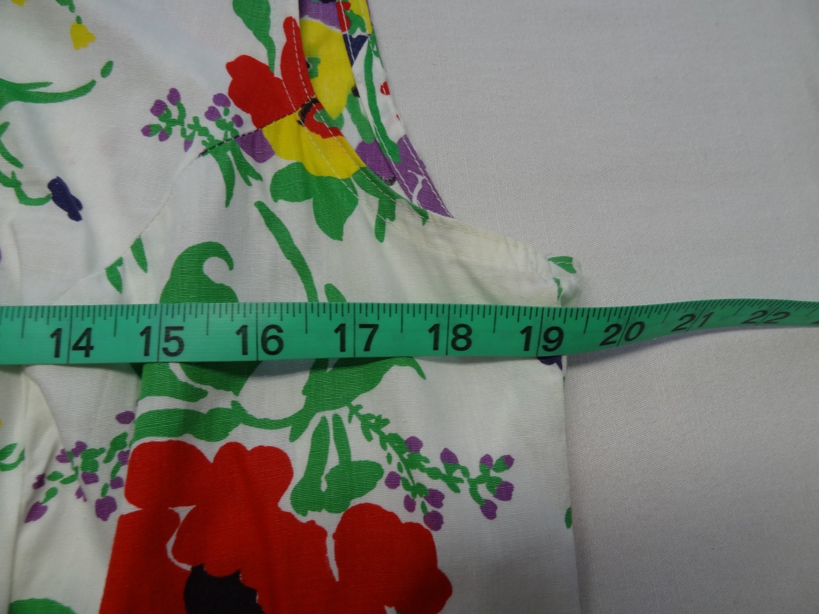 Mini Dress Shorts SET 18 1/2 Floral 60s 70s Hippie VTG ILGWU Union Made in USA