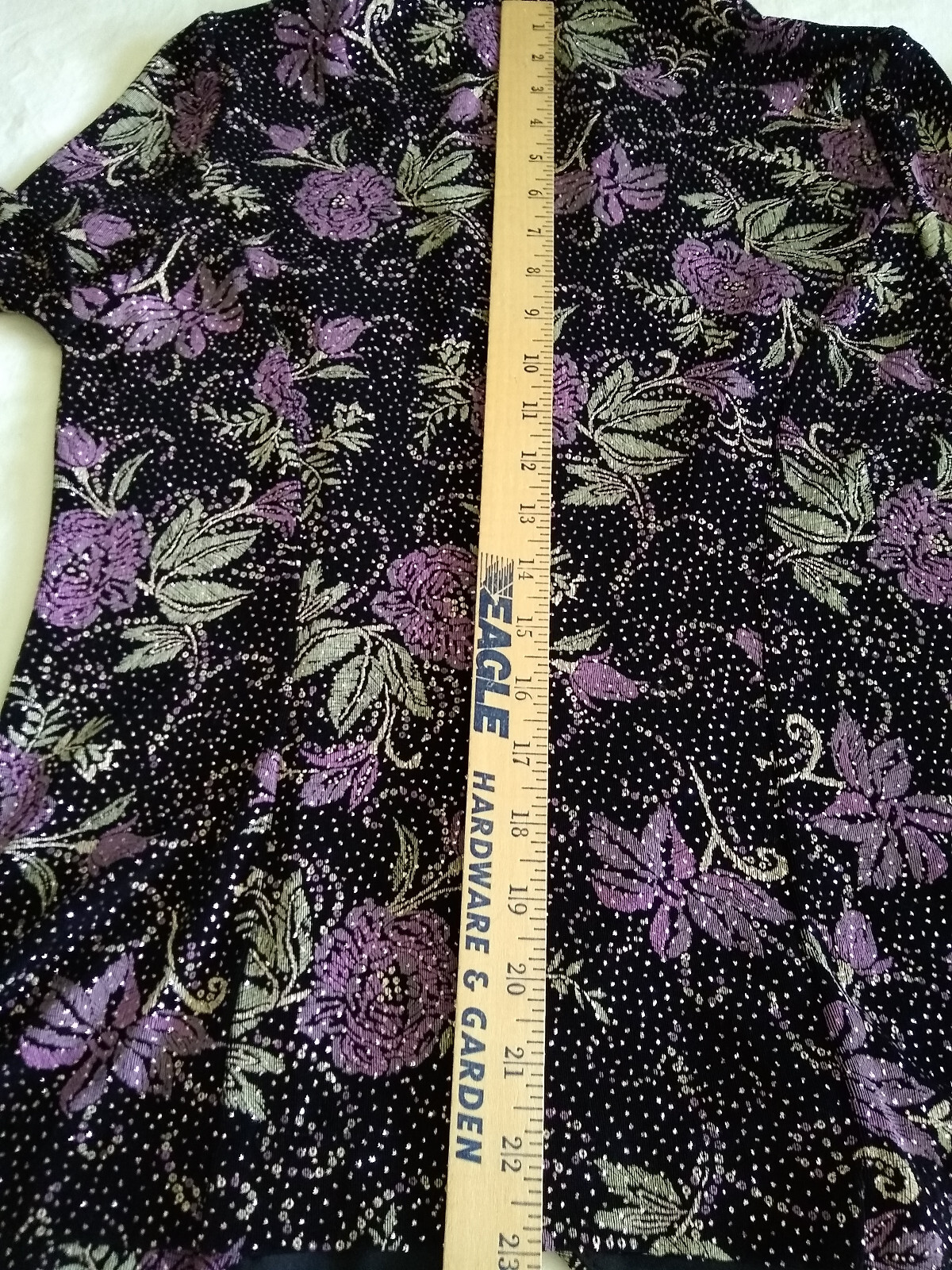 Alex Evenings Open Dinner Jacket Womens S Sequins Floral Glam Elegant Vtg USA