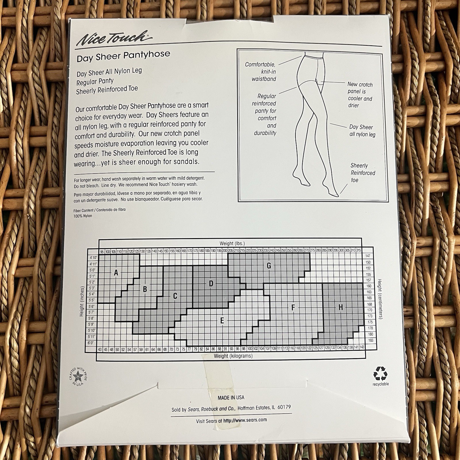 Driftwood Nice Touch Day Sheer Regular Panty Everyday Pantyhose Size D Sears