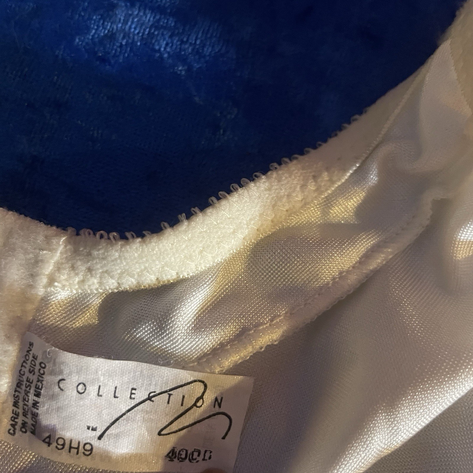 Vintage M Collection Maidenform Bra 40dd Underwire Shiny White