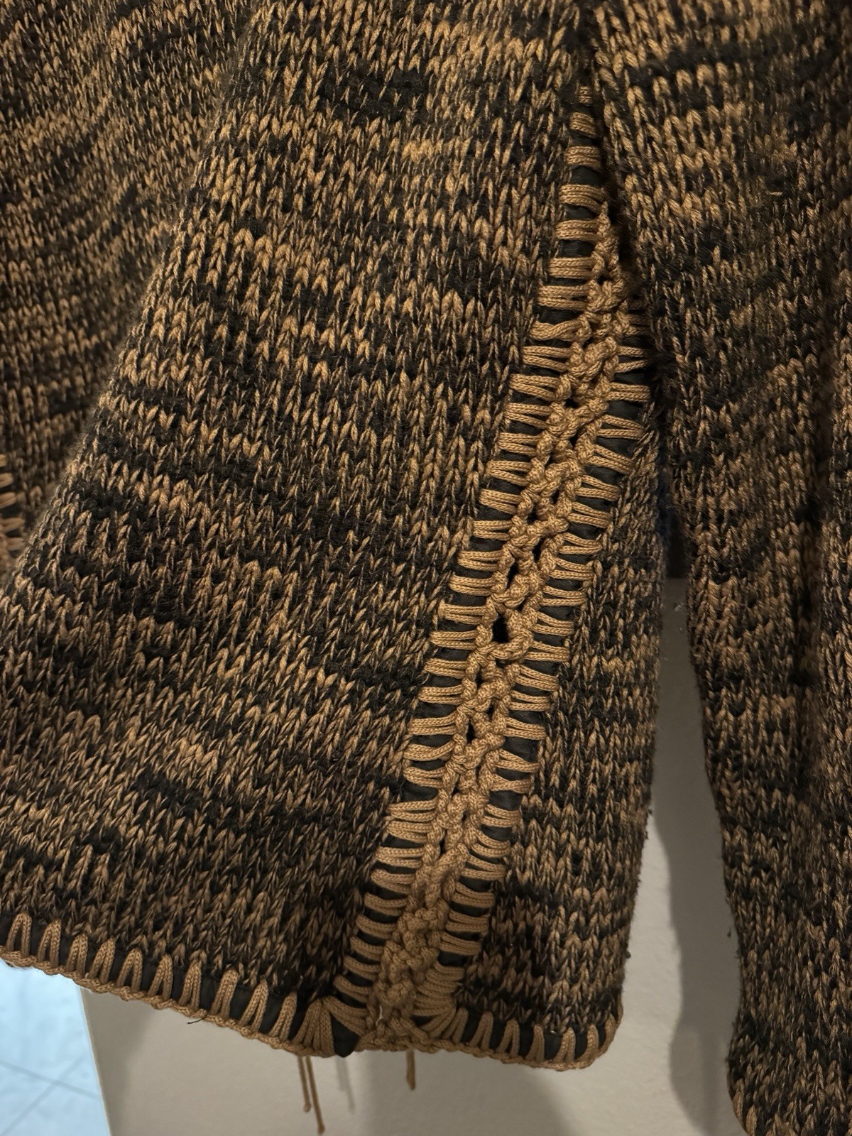 TOMASO STEFANELLI Sweater ￼ Cardigan Haute Couture Made in Italy Size 46/US 10