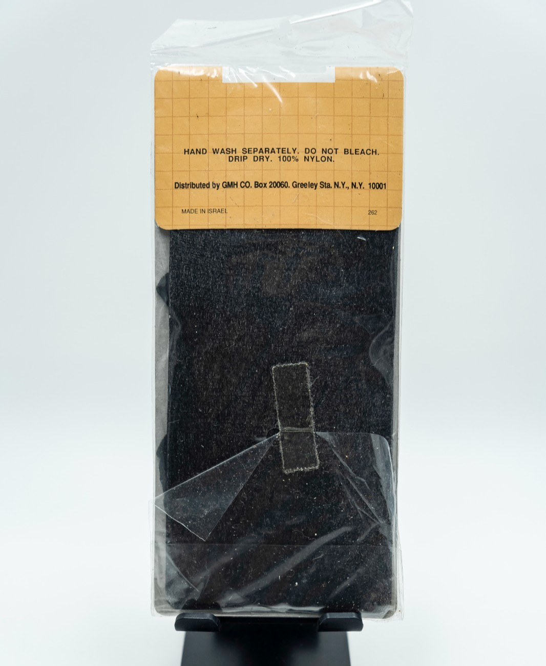 Sabra Knee Hi Non Binding Double Knit Reinforced Toe Stockings 8-11 Black