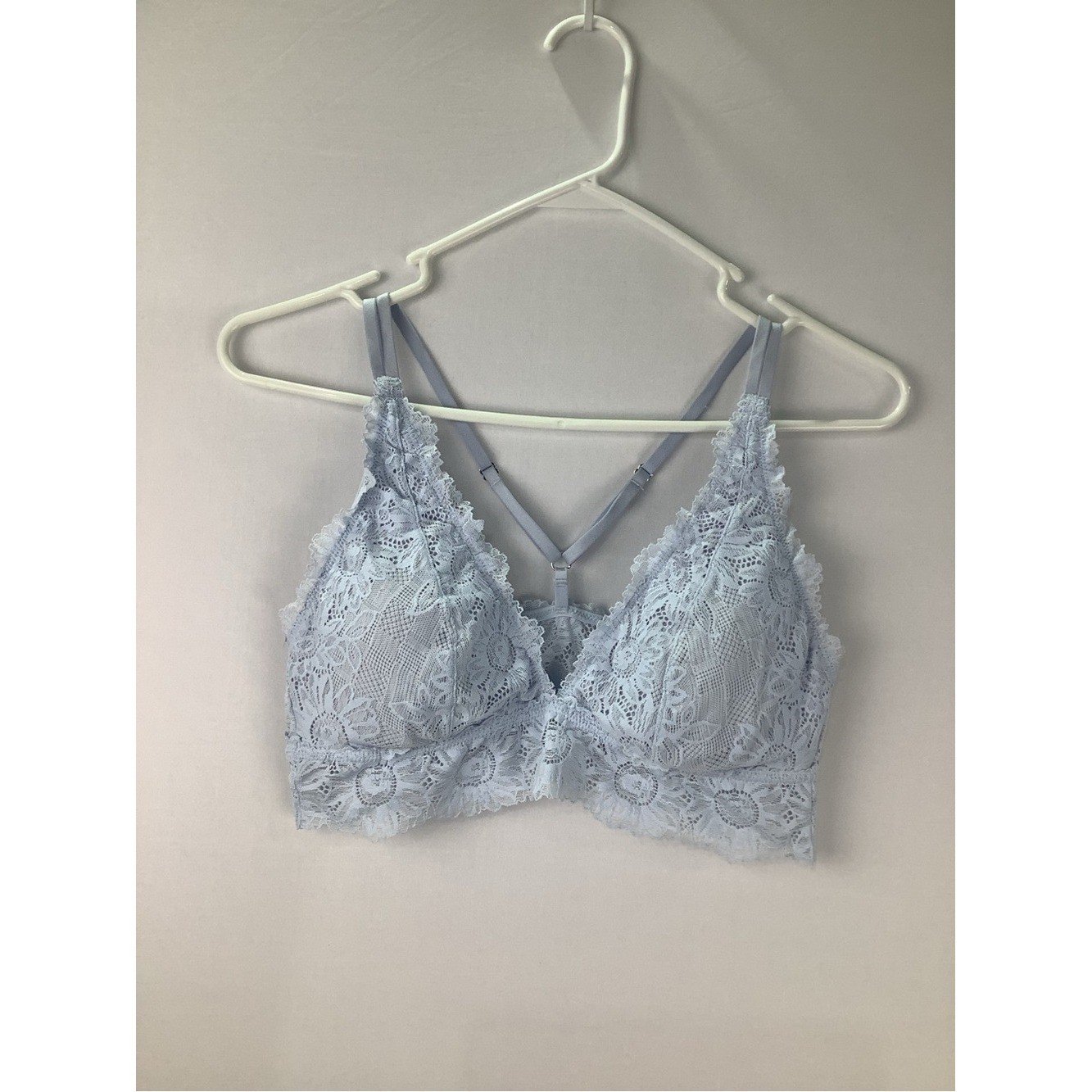 aerie Lace Bralette – Light Blue womens size L