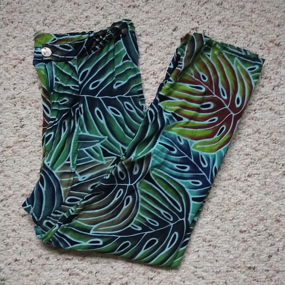 Naga By Milo Pants Women XS? Multicolor High Rise Boho Retro Psychedelic 26×23.5
