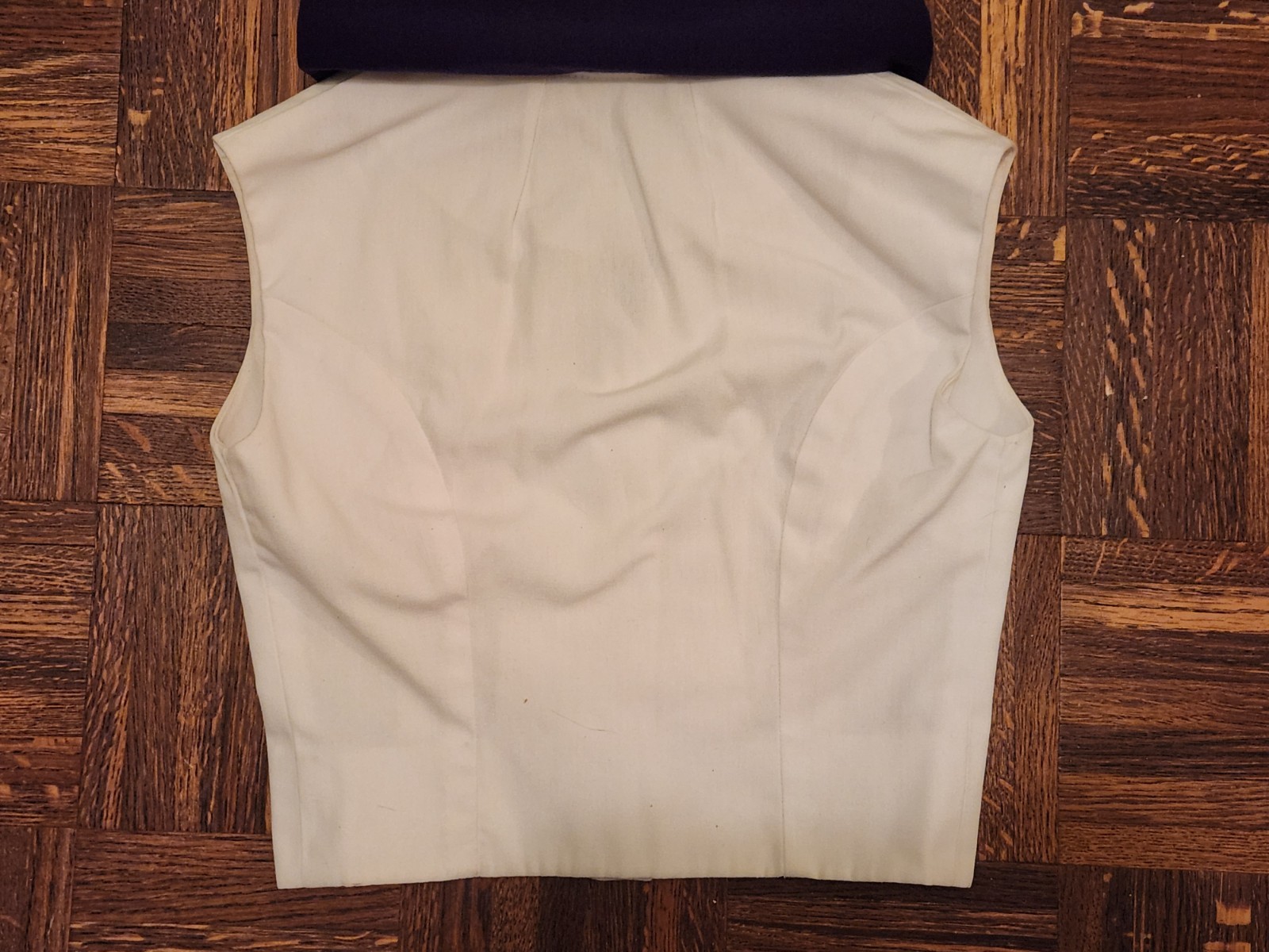 Vintage 1970s Purple & White Sailor Top and Shorts Professionally Handmade XS-S