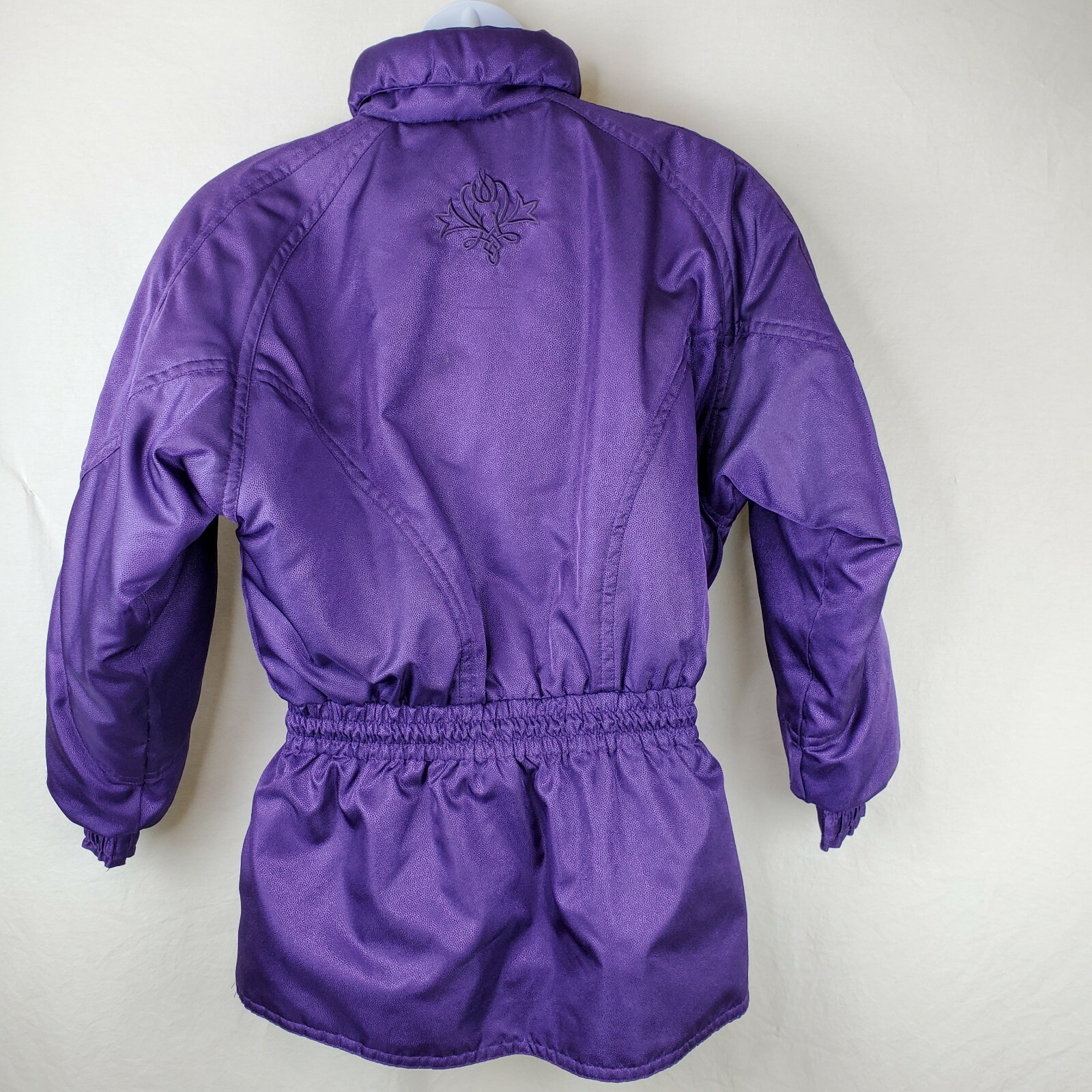 Vintage Ski Coat Large Purple Jacket Descente Oversized Retro Androgyny A-Framed