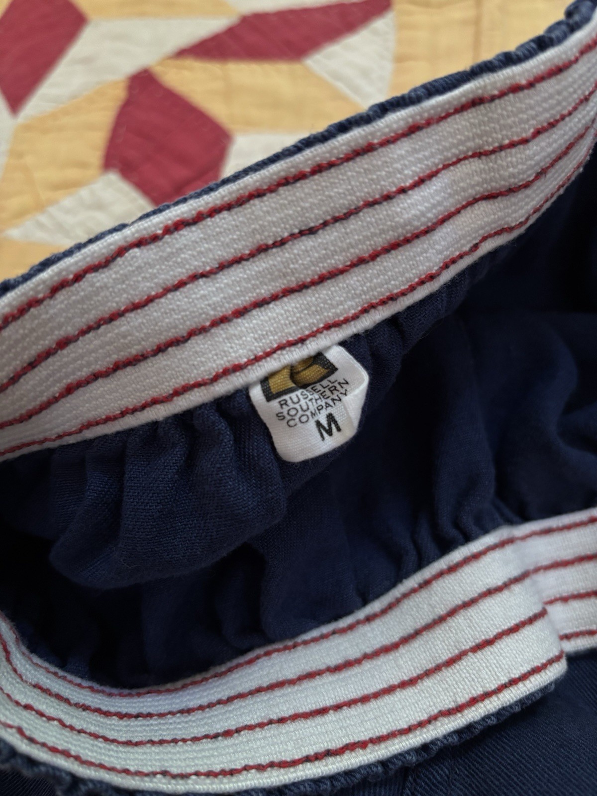 Vintage 50s 60s Russell Southern Gym Shorts Size Medium Sportswear Cotton Track