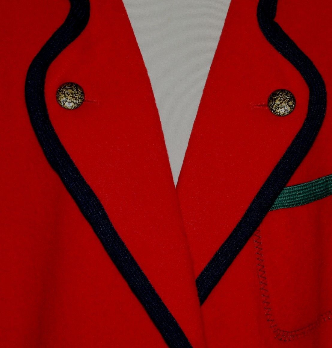 BOILED WOOL RED Women LINED German Winter THICK & WARM Walk Car Jacket Eu40 14 L