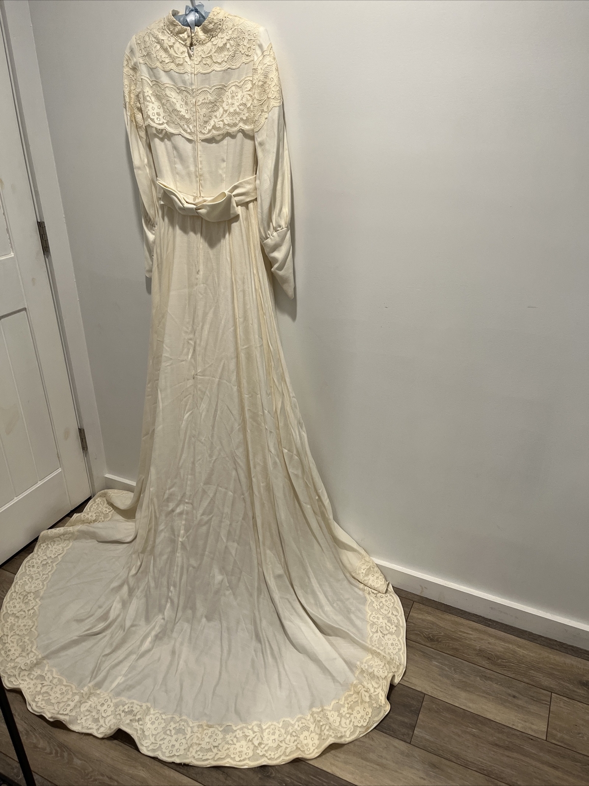 Vintage ABC ANGELAIR BY MONIKA Off White Wedding Dress~GORGEOUS!