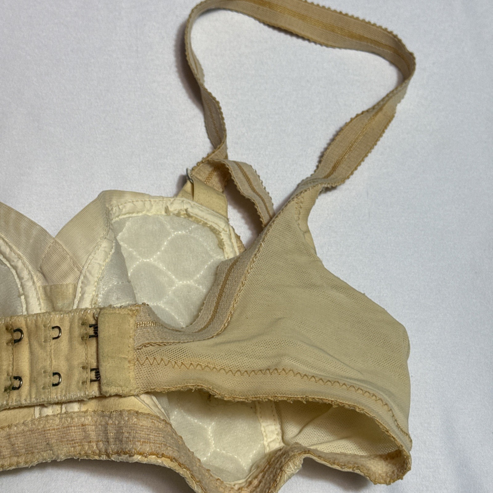 1950’s-1960’s SEARS Bra 32 B Lingerie Hook Back Lace Rockabilly Punk Goth READ