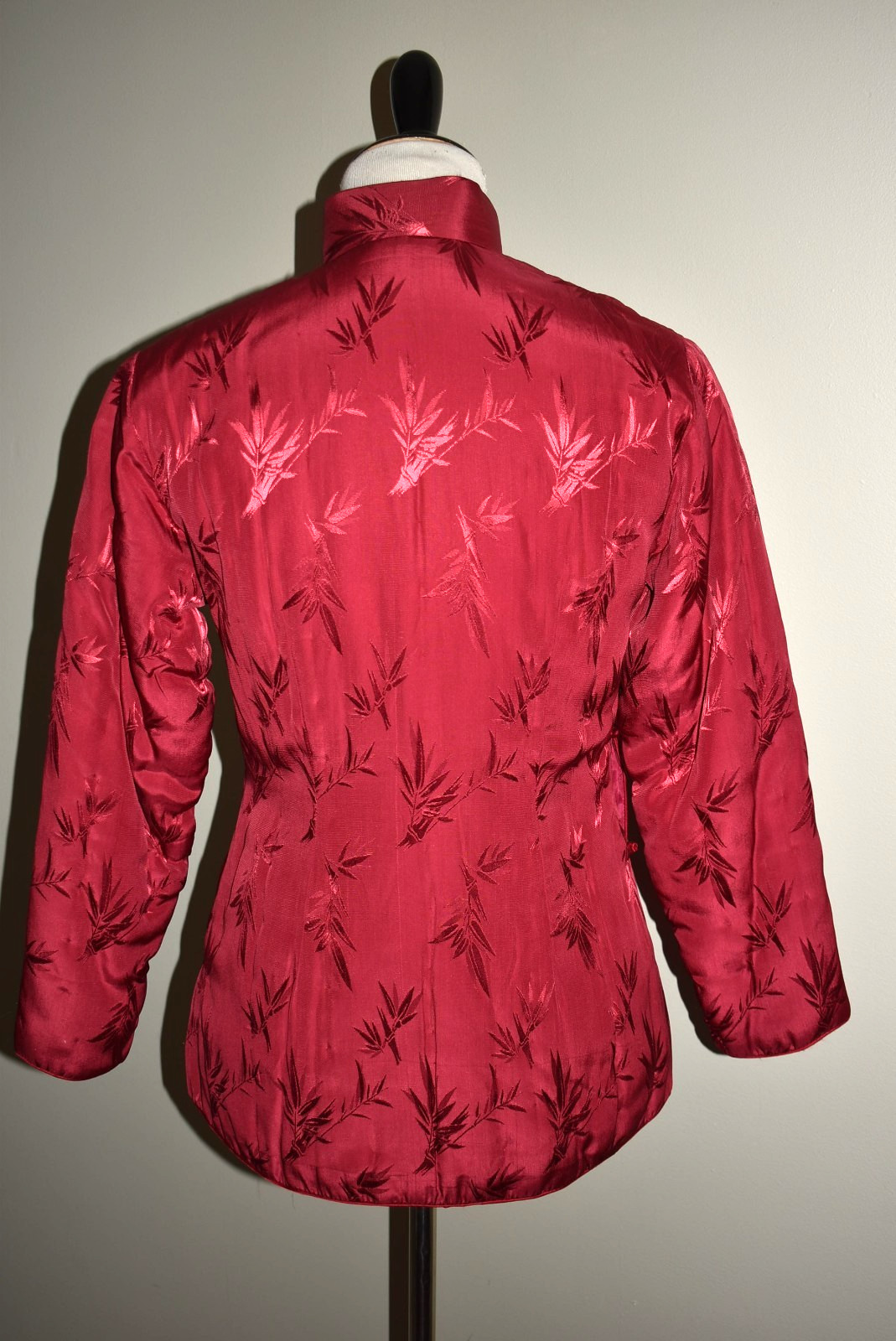 Vintage Chinese Silk Jacket Polylon Brand Women’s M Petite READ