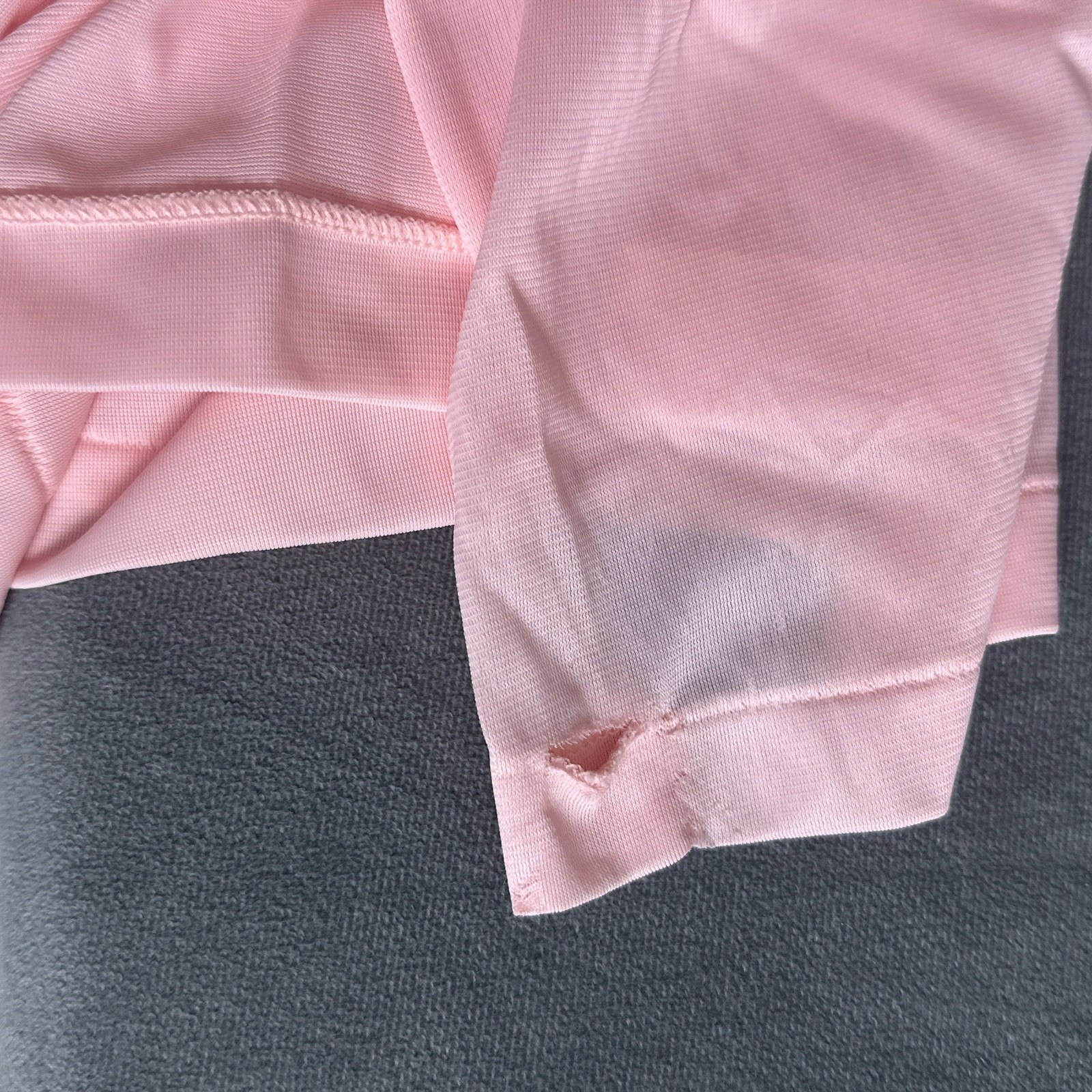 Vintage Vanity Fair Button Up Robe Housecoat Size 3X XXXL 31-807 Baby Pink Nylon