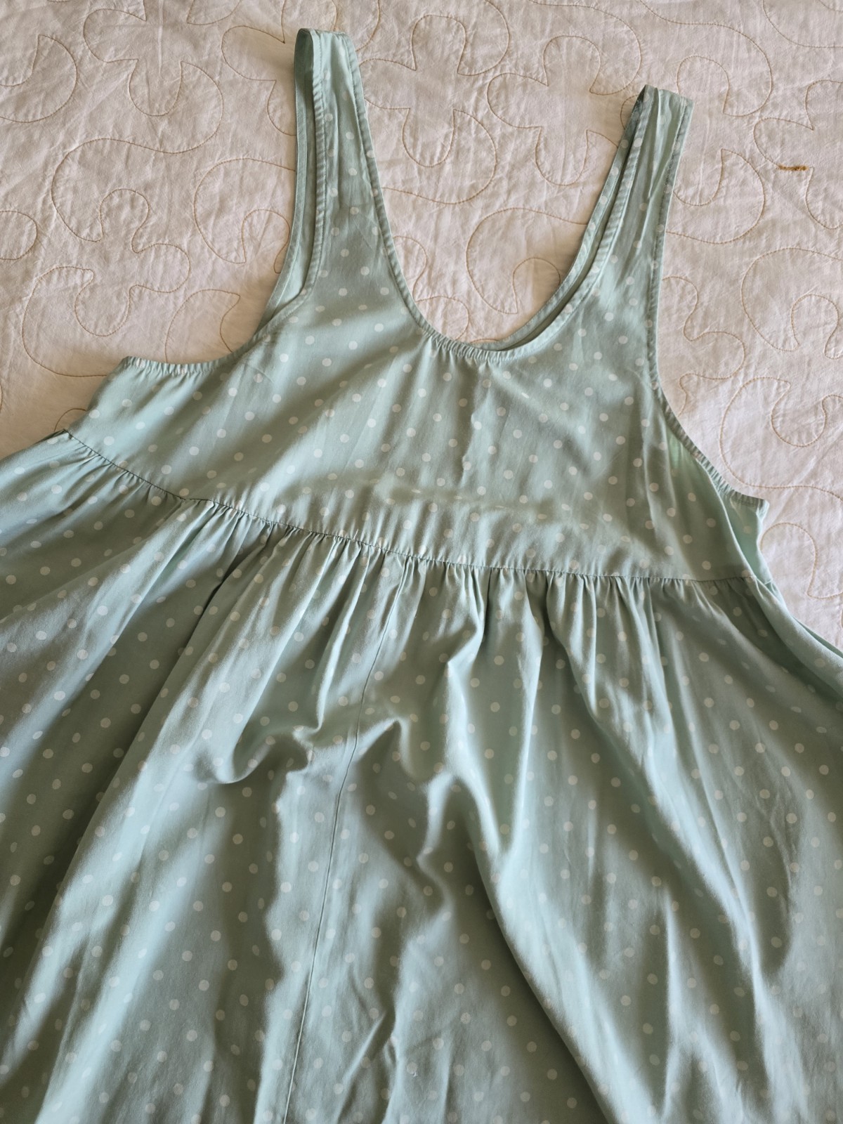 Vintage 90s Mint Green Maternity Dress Medium Cottagecore Tomorrow&rsquo;s Mother