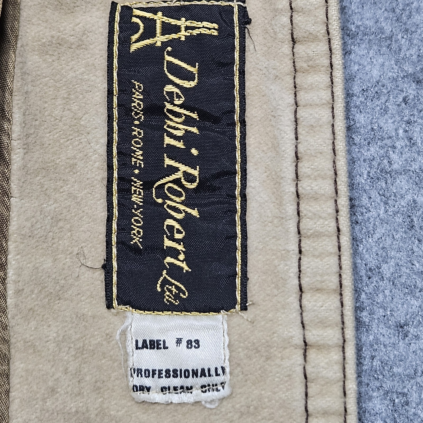 Vintage 60s Faux Suede Long Trench Coat Size Small By Debbi Robert